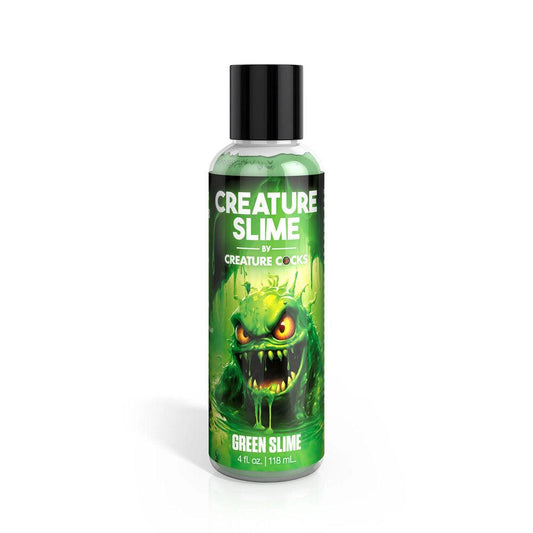 Creature Slime by Creature Cocks - Green Slime - Green Water Based Lubricant - 118 ml Bottle - AH586-4OZ