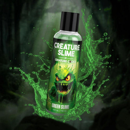 Creature Slime by Creature Cocks - Green Slime - Green Water Based Lubricant - 118 ml Bottle - AH586-4OZ