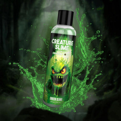 Creature Slime by Creature Cocks - Green Slime - Green Water Based Lubricant - 237 ml Bottle - AH586-8OZ