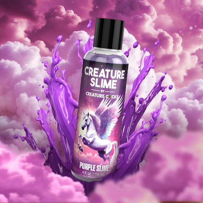 Creature Slime by Creature Cocks - Purple Slime - Purple Water Based Lubricant - 118 ml Bottle - AH587-4OZ