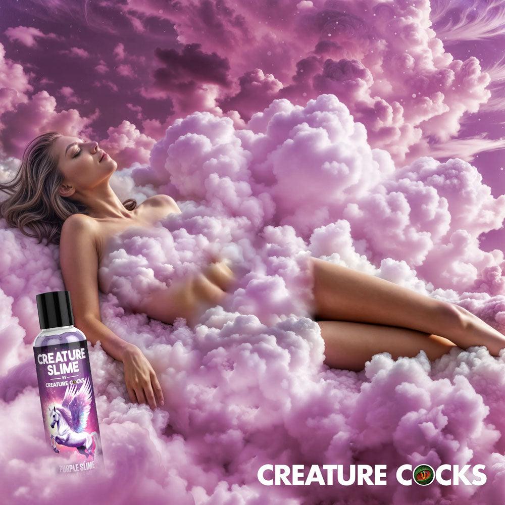 Creature Slime by Creature Cocks - Purple Slime - Purple Water Based Lubricant - 118 ml Bottle - AH587-4OZ