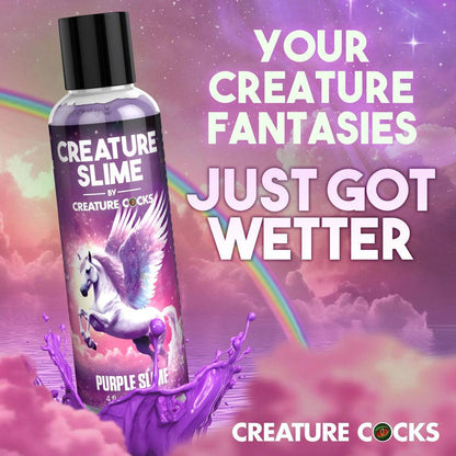 Creature Slime by Creature Cocks - Purple Slime - Purple Water Based Lubricant - 118 ml Bottle - AH587-4OZ