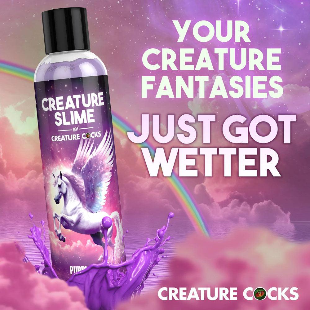 Creature Slime by Creature Cocks - Purple Slime - Purple Water Based Lubricant - 237 ml Bottle - AH587-8OZ