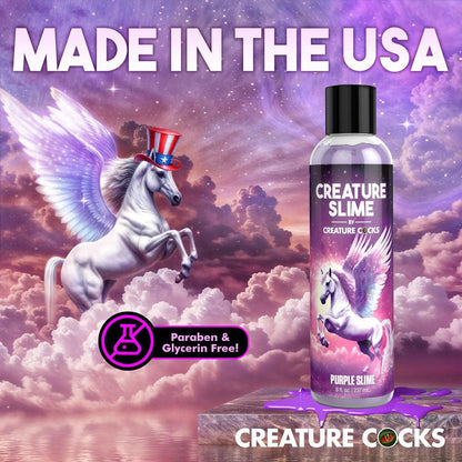 Creature Slime by Creature Cocks - Purple Slime - Purple Water Based Lubricant - 237 ml Bottle - AH587-8OZ