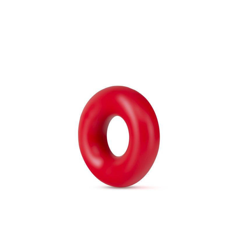 Stay Hard - Donut Rings Oversized - Red Large Cock Rings - Set of 2 - BL-00988