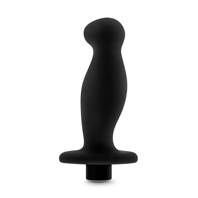 Anal Adventures Platinum Vibrating Prostate Massager 02 - Black 10.8 cm USB Rechargeable Prostate Massager - BL-11625