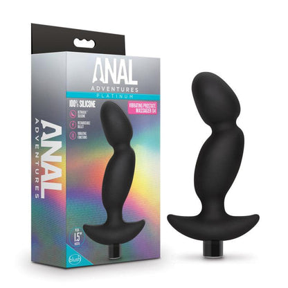 Anal Adventures Platinum Vibrating Prostate Massager 04 - Black 16.5 cm USB Rechargeable Prostate Massager - BL-11645