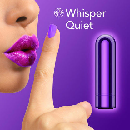 Kool Vibes - Rechargeable Mini Bullet - Grape - Purple 6.4 cm USB Rechargeable Bullet - BL-14301