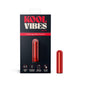 Kool Vibes - Rechargeable Mini Bullet - Cherry - Red 6.4 cm USB Rechargeable Bullet - BL-14308