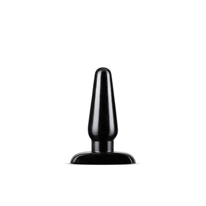 Anal Adventures Basic Anal Plug - Medium - Black 12 cm Butt Plug - BL-18715