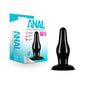 Anal Adventures Pleasure Plug - Black 10.8 cm (4.25'') Butt Plug - BL-18815