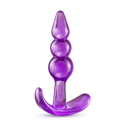 B Yours Triple Bead Anal Plug - Purple 9.5 cm Butt Plug - BL-24411