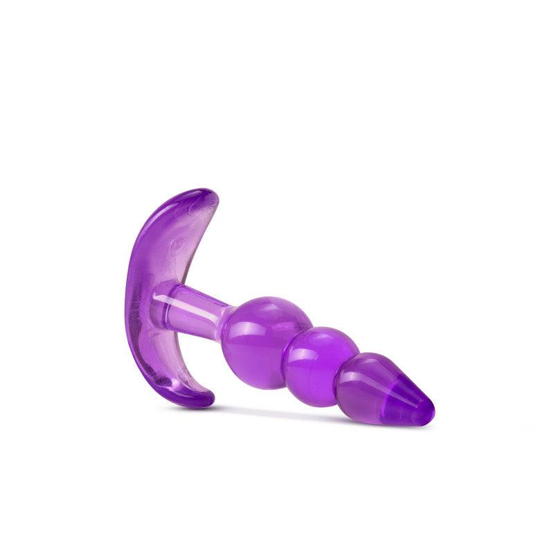 B Yours Triple Bead Anal Plug - Purple 9.5 cm Butt Plug - BL-24411