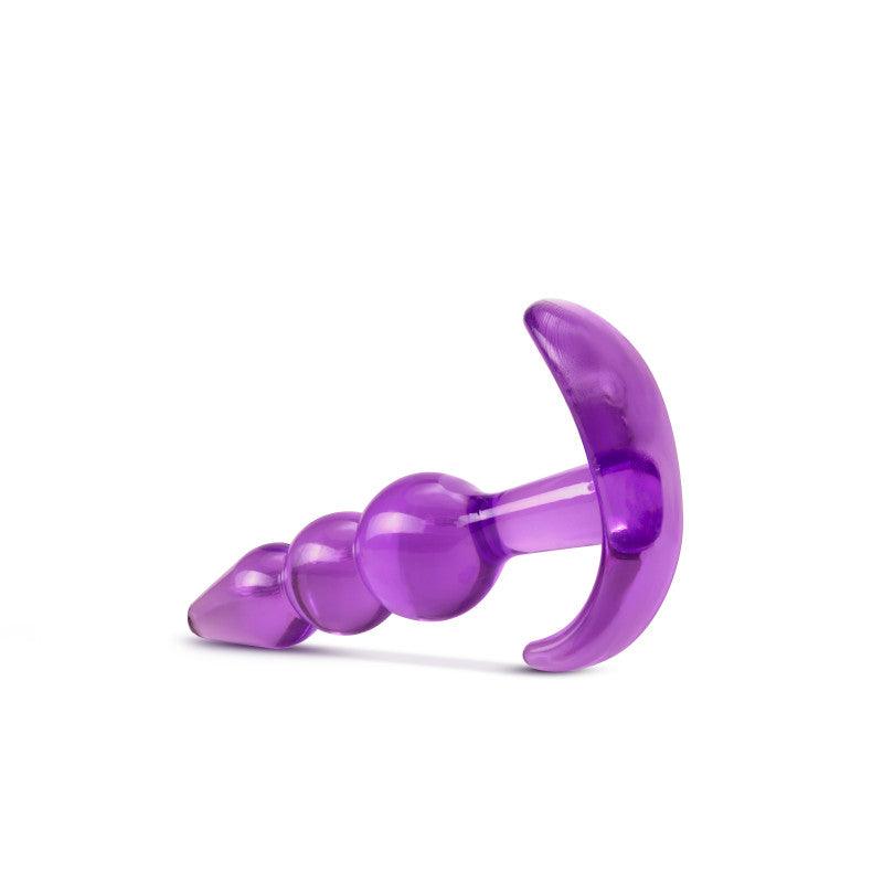 B Yours Triple Bead Anal Plug - Purple 9.5 cm Butt Plug - BL-24411