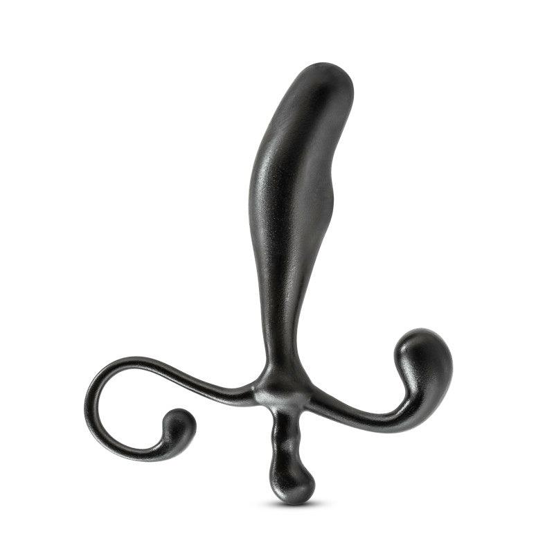 Anal Adventures Prostate Stimulator - Black 12.7 cm Prostate Massager - BL-40085