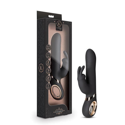 Lush Victoria - Black 22.9 cm (9'') USB Rechargeable Rabbit Vibrator - BL-42805