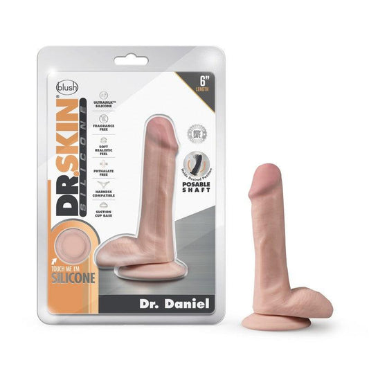 Dr. Skin Silicone Dr. Daniel - Flesh 15.2 cm Dong - BL-54613