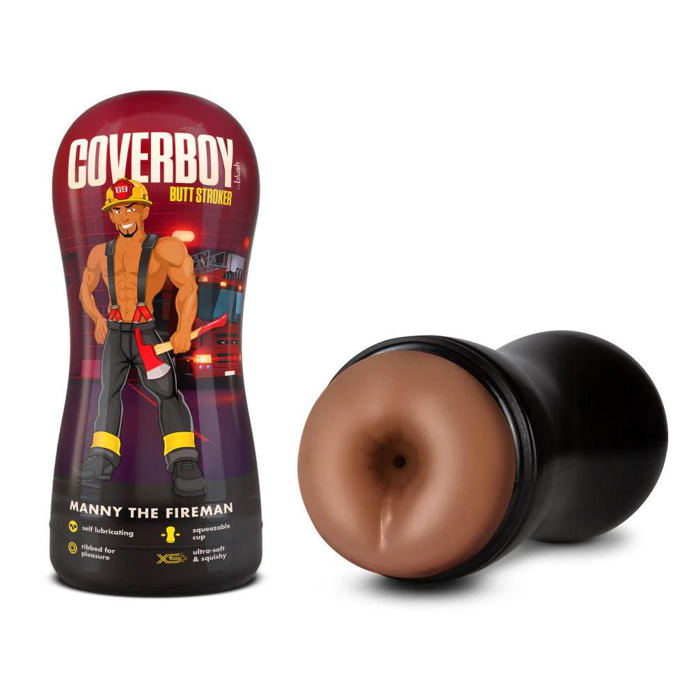 Coverboy Manny The Fireman - Tan Male Ass Stroker - BL-84057