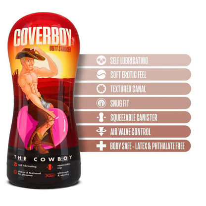 Coverboy The Cowboy - Flesh Male Ass Stroker - BL-84063