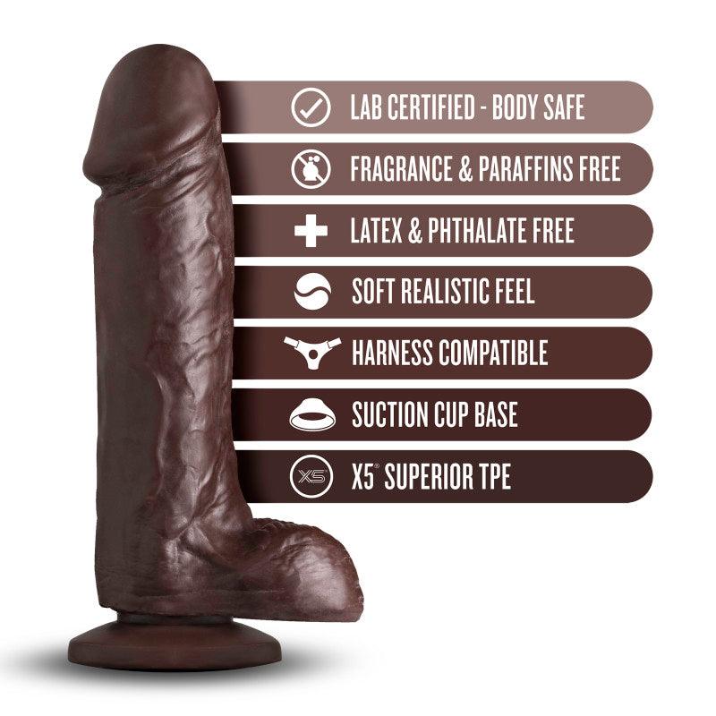 Loverboy The Movie Star - Chocolate Brown 20.3 cm (8'') Dong - BL-88016