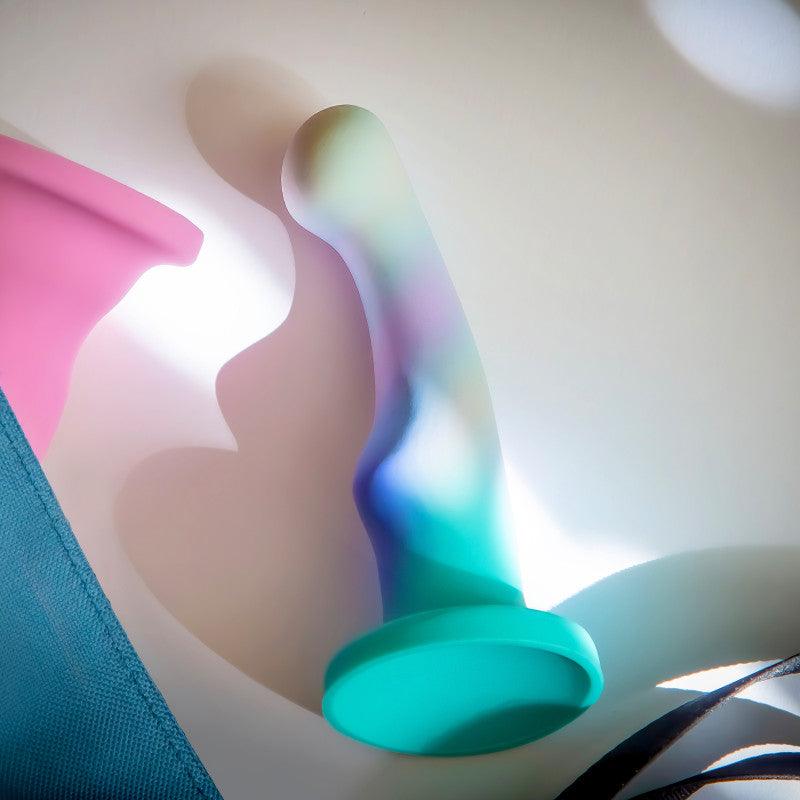 Avant Opal Dreams - Aqua - Coloured 15.2 cm Dildo - BL-88370