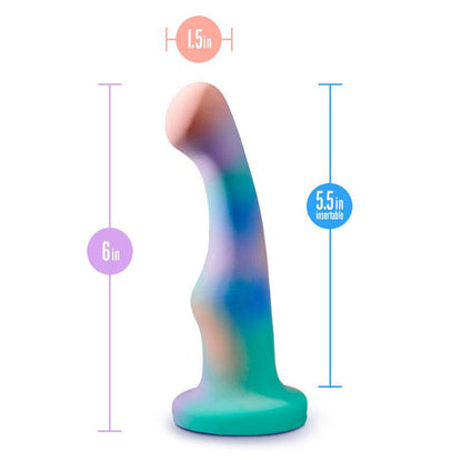 Avant Opal Dreams - Aqua - Coloured 15.2 cm Dildo - BL-88370