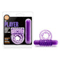 Play With Me - The Player - Purple Vibrating Cock & Ball Rings - BL-91911