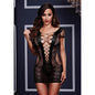 Baci White Label Corset Front Lace Mini Dress - Black - Black - One Size - BLW3126