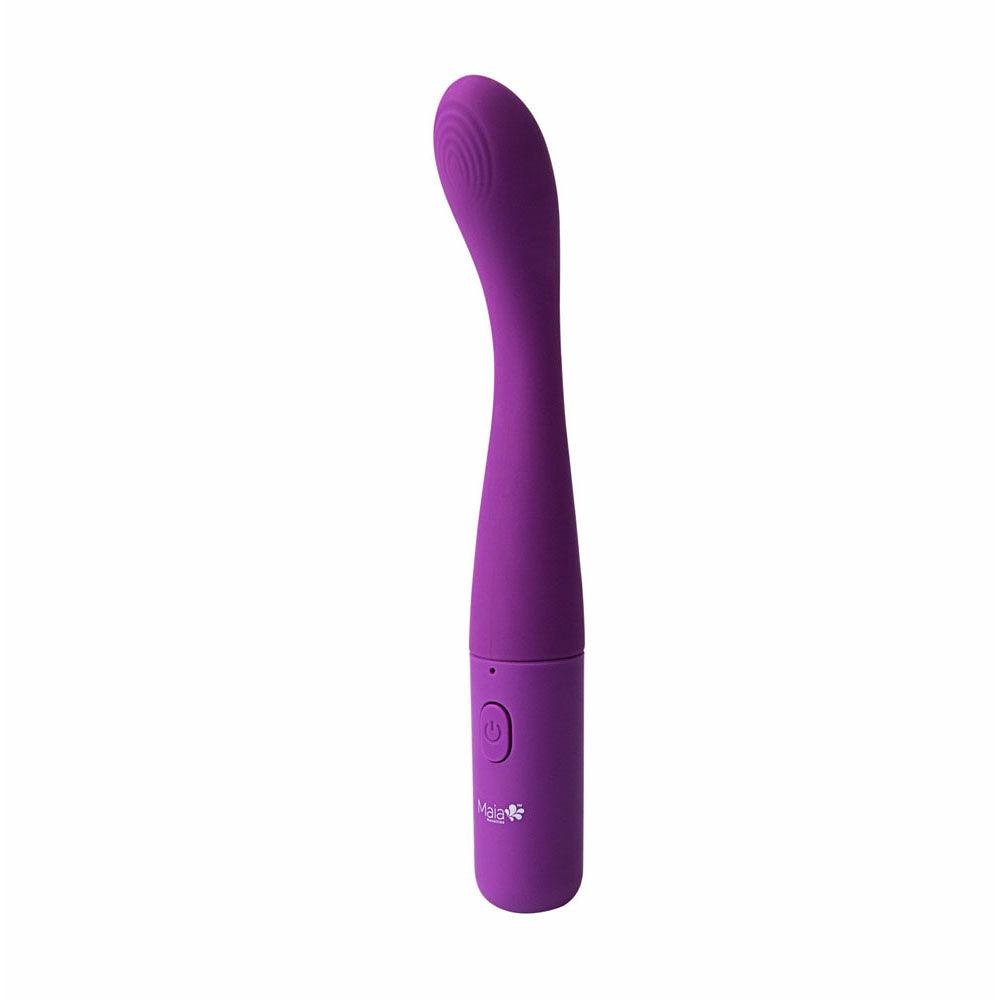 Maia CHELSI - Purple 17.8 cm USB Rechargeable Vibrator - BO-23-008