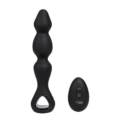 Maia HUDSON - Black 19 cm USB Rechargeable Anal Vibrator with Wireless Remote - BO-24-005