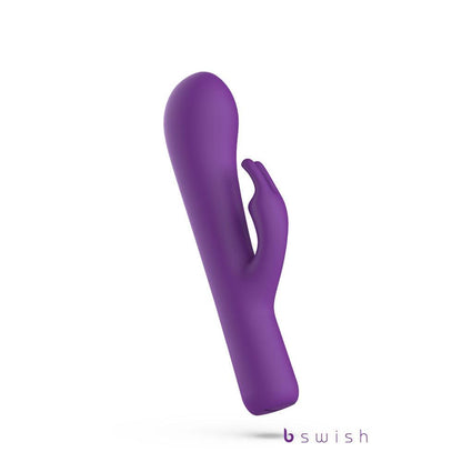 Bwild Bunny Infinite Deluxe - Purple - Purple 19.3 cm USB Rechargeable Rabbit Vibrator - BSBBI0518