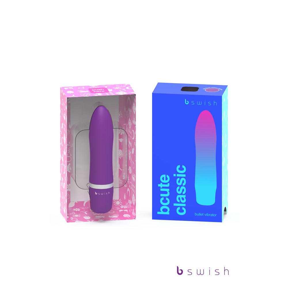 Bcute Classic - Purple 10 cm Bullet - BSBCC0101