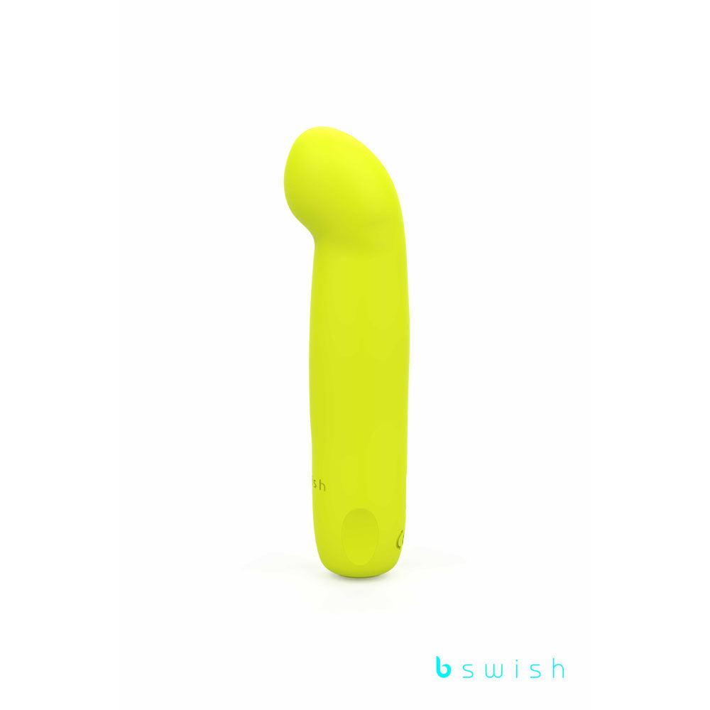 Bcute Curve Infinite Classic Limited Edition - Citrus Yellow - Yellow 10 cm USB Rechargeable Vibrator with Limited Edition Storage Case - BSBCI0389