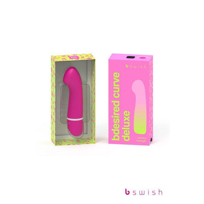 Bdesired Deluxe Curve - Rose - Rose 15.2 cm Vibrator - BSBDR0606