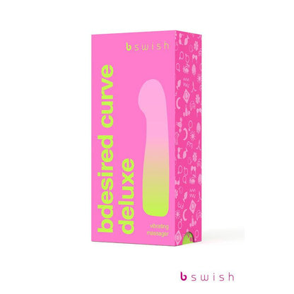 Bdesired Deluxe Curve - Rose - Rose 15.2 cm Vibrator - BSBDR0606