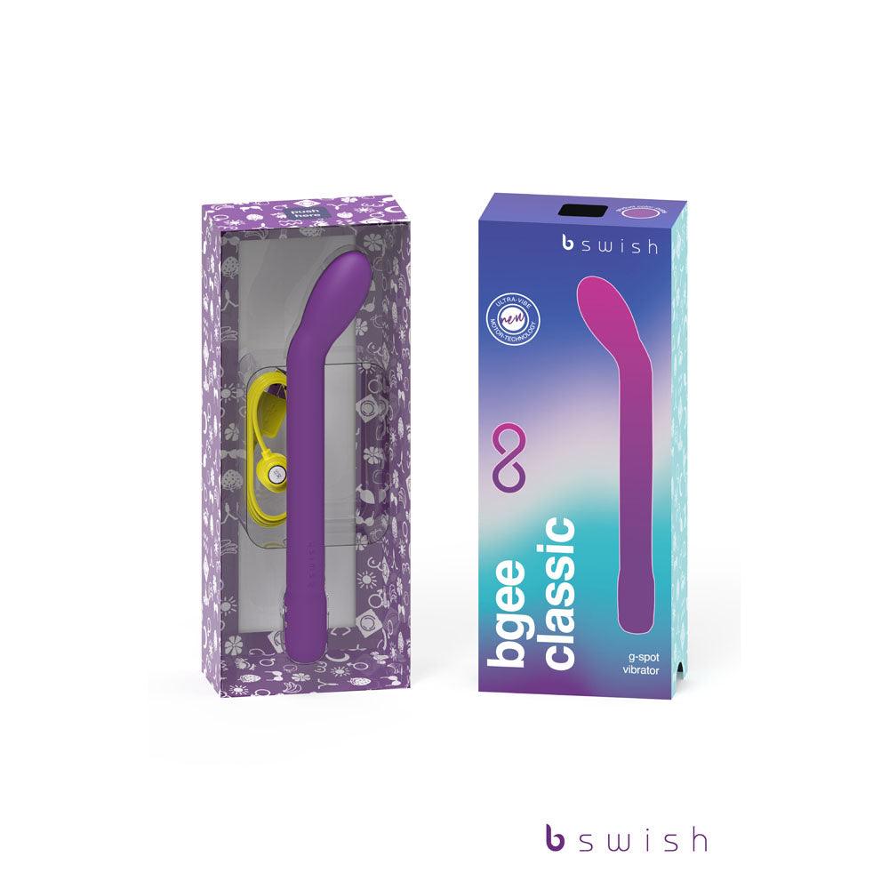 Bgee Infinite Classic - Purple - Purple 18 cm USB Rechargeable Vibrator - BSBEI0563