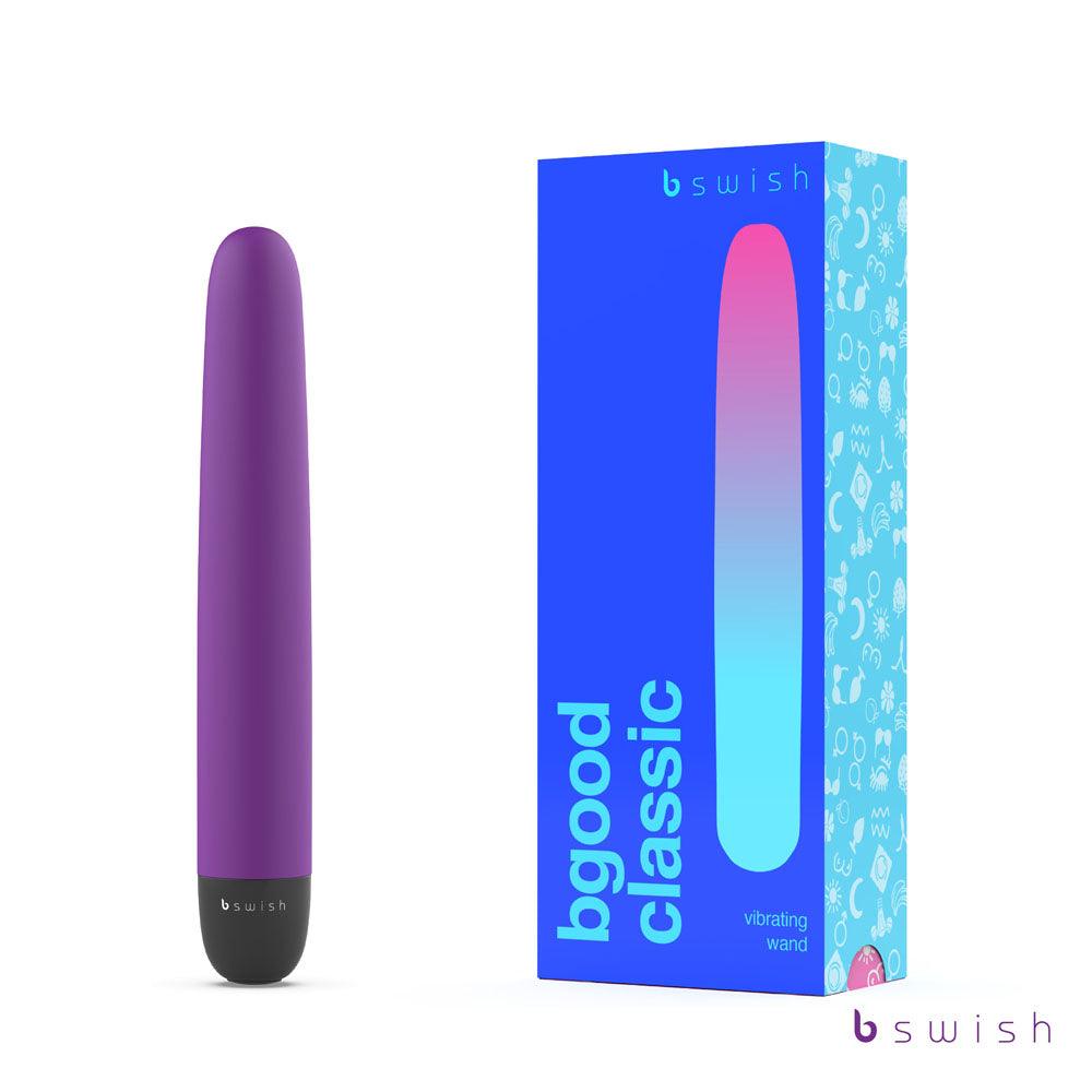 Bgood Classic - Purple - Purple 18 cm Vibrator - BSBGO1313