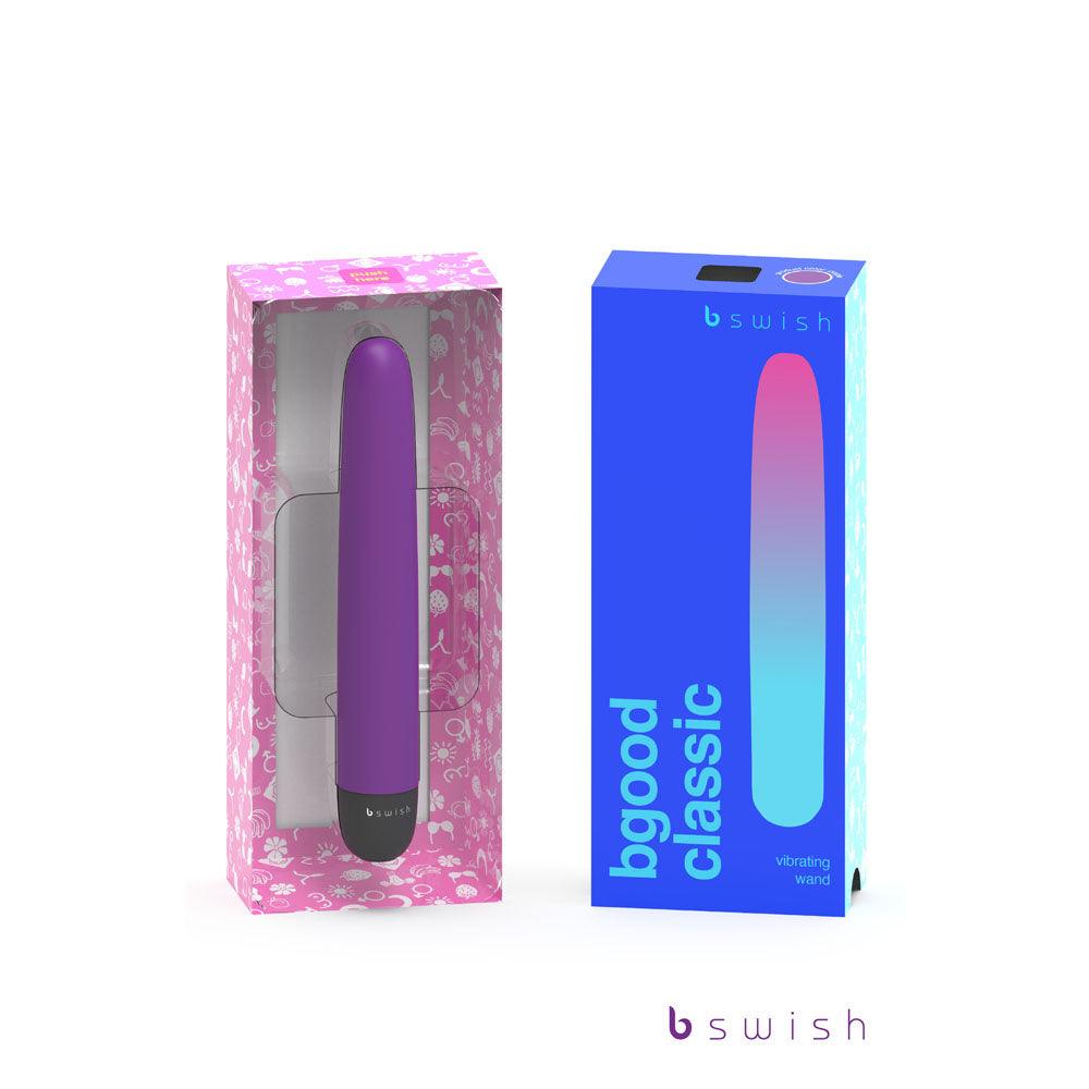 Bgood Classic - Purple - Purple 18 cm Vibrator - BSBGO1313