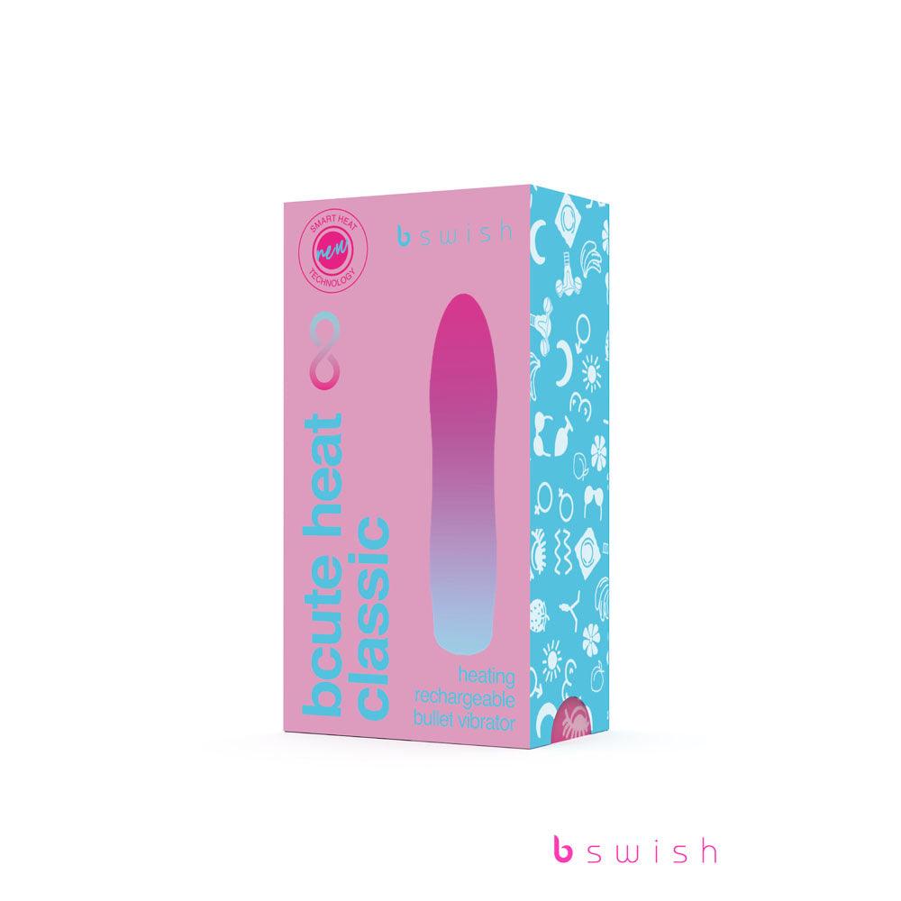 Bcute Infinite Heat Classic - Sunset Pink - Pink 10 cm USB Rechargeable Vibrator - BSBIH0525