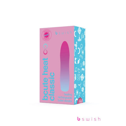 Bcute Infinite Heat Classic - Sunset Pink - Pink 10 cm USB Rechargeable Vibrator - BSBIH0525