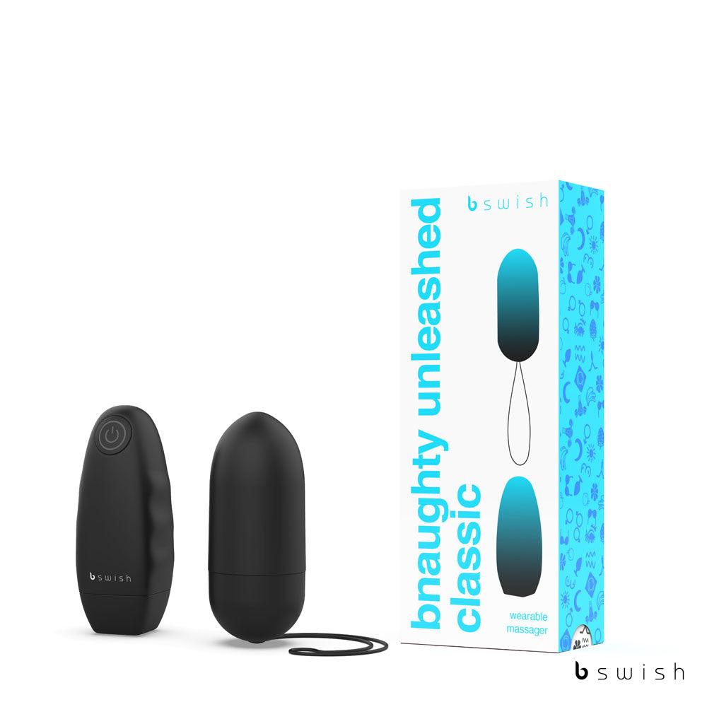 Bnaughty Classic Unleashed - Black - Black 7.6 cm Bullet with Wireless Remote Control - BSBNC0408