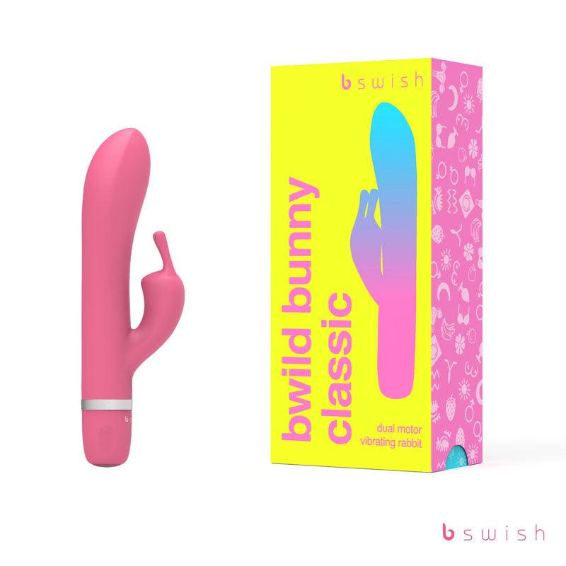 Bwild Classic Bunny - Guava - Guava 15.2 cm (6'') Rabbit Vibrator - BSCWB1436