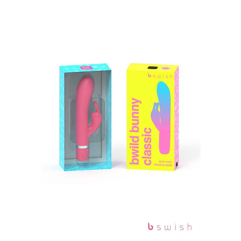 Bwild Classic Bunny - Guava - Guava 15.2 cm (6'') Rabbit Vibrator - BSCWB1436