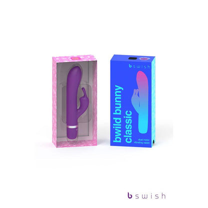 Bwild Classic Bunny - Purple - Purple 15.2 cm (6'') Rabbit Vibrator - BSCWB1443