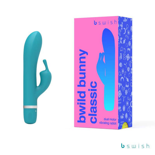 Bwild Classic Bunny - Jade - Jade 15.2 cm (6'') Rabbit Vibrator - BSCWB1450