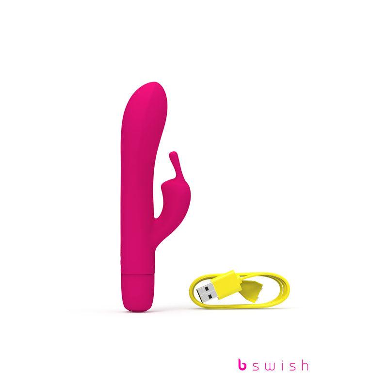 Bwild Classic Bunny Infinite - Sunset Pink - Sunset Pink 15.2 cm USB Rechargeable Rabbit Vibrator - BSCWI0327