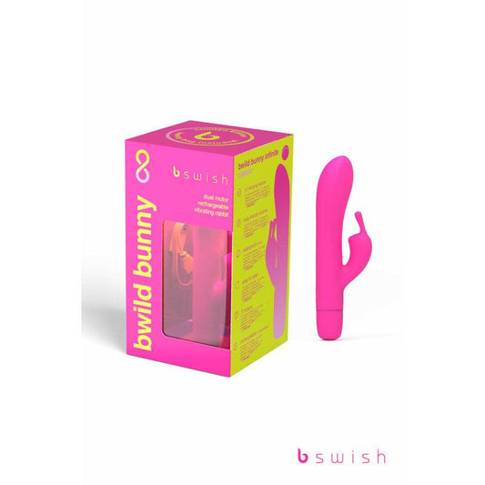 Bwild Classic Bunny Infinite Limited Edition - Sunset Pink - Sunset Pink 15.2 cm USB Rechargeable Rabbit Vibrator with Limited Edition Storage Case - BSCWI0341