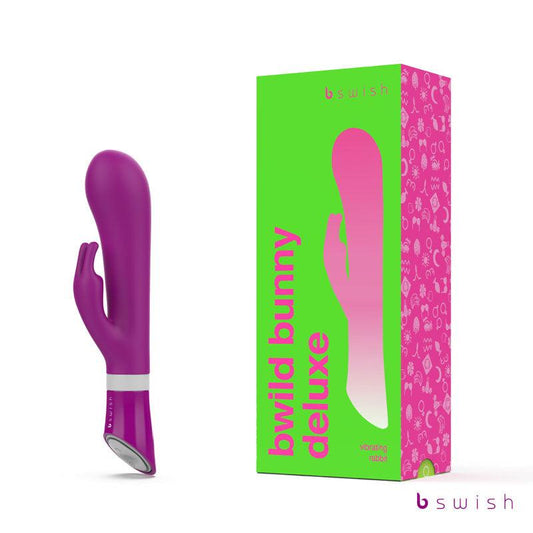 Bwild Deluxe Bunny - Raspberry - Raspberry 19.3 cm (7.5'') Rabbit Vibrator - BSDWB0644