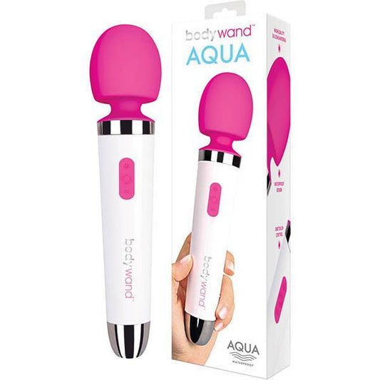 Bodywand Aqua - White/Pink Massager Wand - BW121