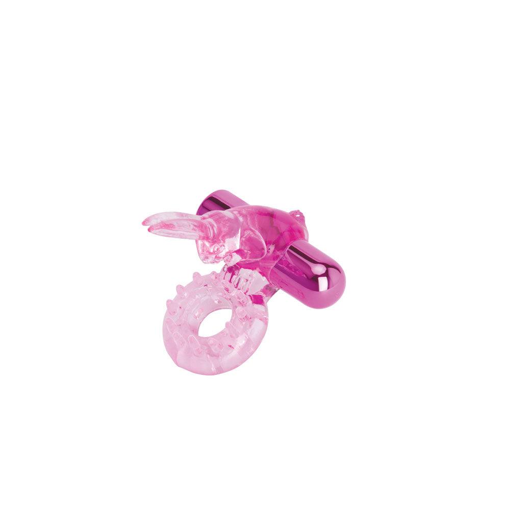 Bodywand Rechargeable Rabbit Ring - Pink USB Rechargeable Vibrating Cock Ring - BW1500